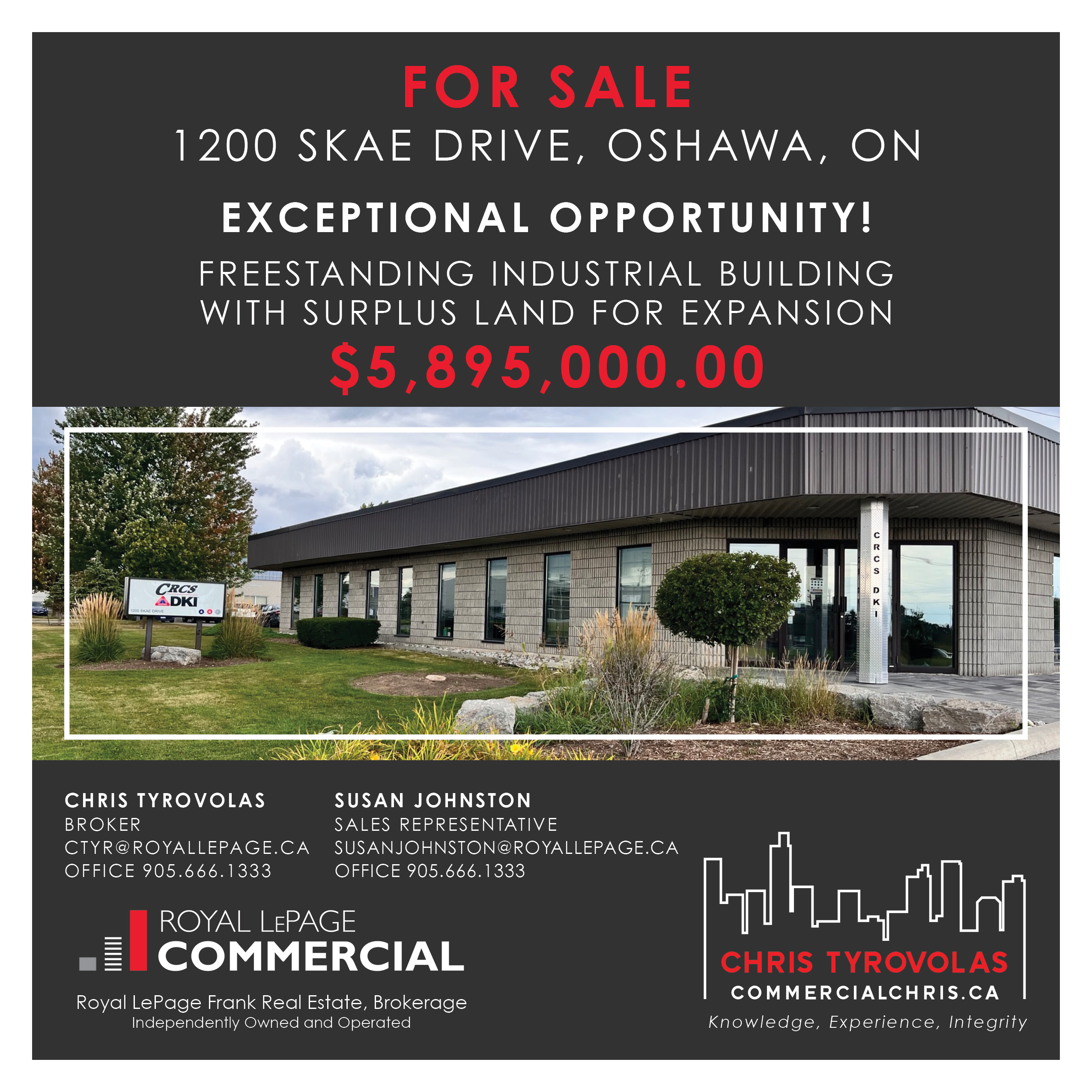 CHRIS TYROVOLAS COMMERCIAL REAL ESTATE Chris Tyrovolas, Royal LePage